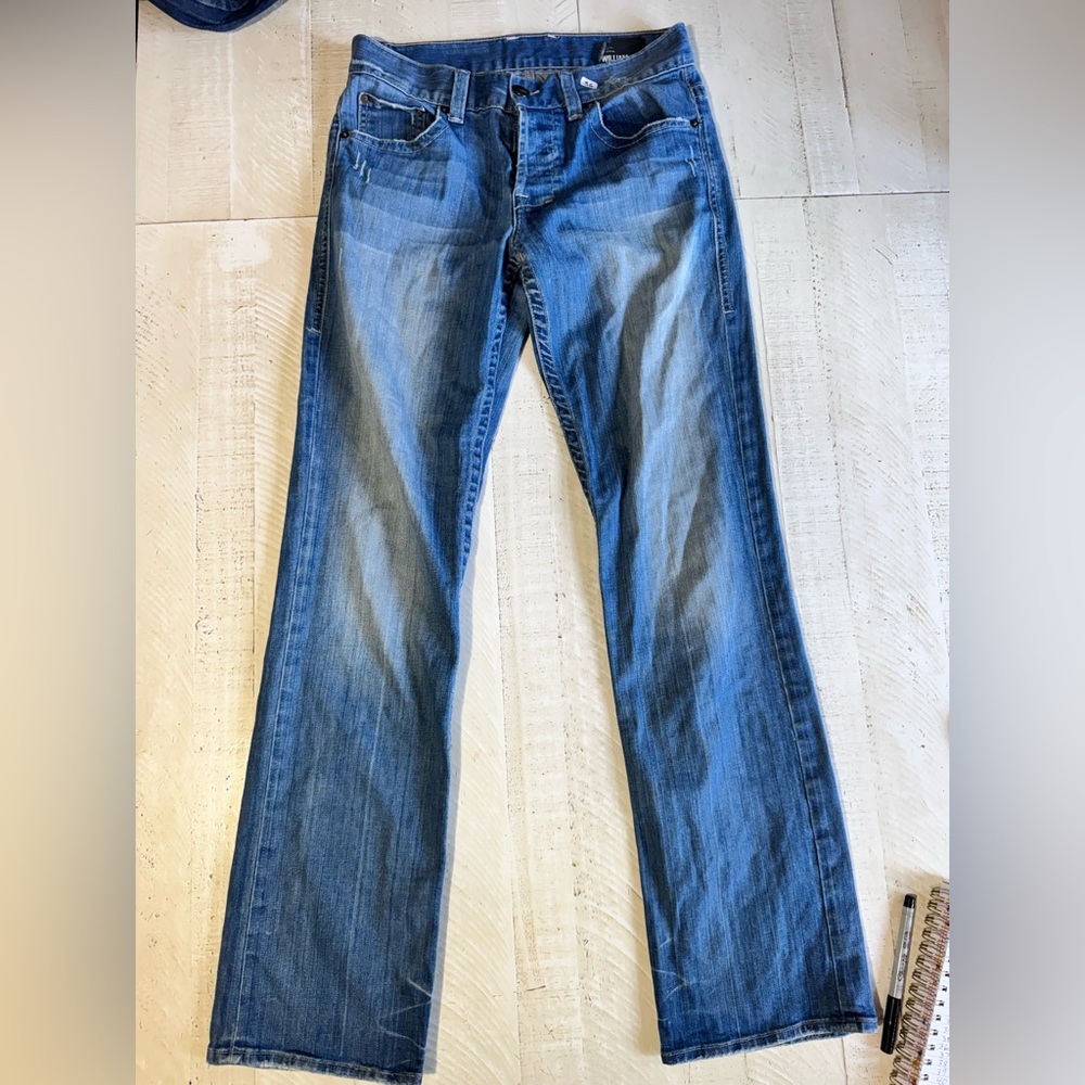 William Rast Women's Straight Blue Jeans